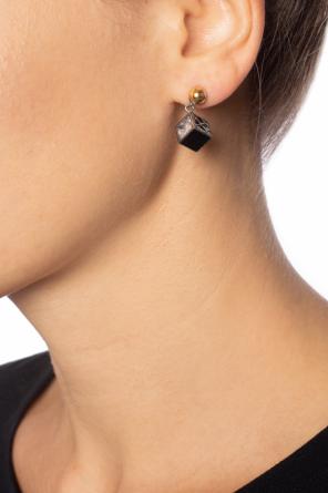 Silver earrings with charms, zdjęcie 2 Silver earrings with charms od Bottega Veneta